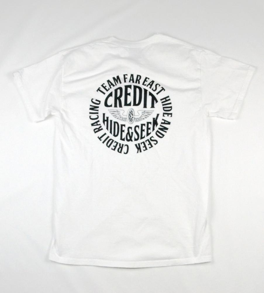 HSxCREDIT SS TEE *ホワイト*