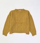 DAMEGE CABLE KNIT *マスタード*