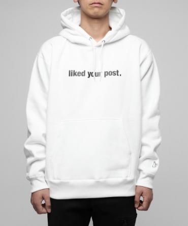liked your post. hoodie [FRC223]   *ホワイト*