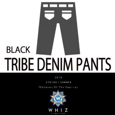 TRIBE DENIM PANTS [BLACK]