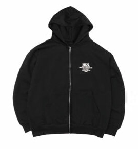 Logo Hooded Zip Sweat Shirt(22ss) *ブラック*