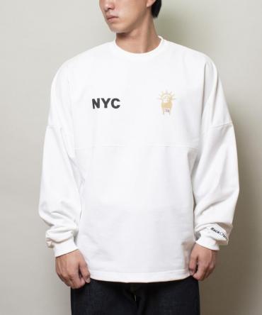 WIDE DRY L/S TEE / WHITE
