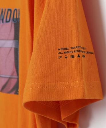 ERROR WINDOW ルーズシルエットクルーネックTシャツ[LEC727]*オレンジ*