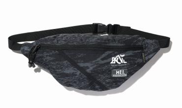Back Channel× MEI 3LAYER WAIST BAG *グレーカモ*