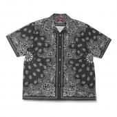 Bandana Pattern S/S Shirt *ブラック*