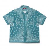 Bandana Pattern S/S Shirt *グリーン*