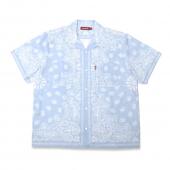 Bandana Pattern S/S Shirt *サックス*