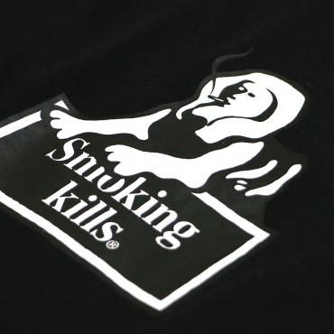 SMOKING KILLS LS TEE *ブラック*