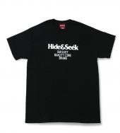 HIDE&SEEK S/S TEE(19ss) *ブラック*