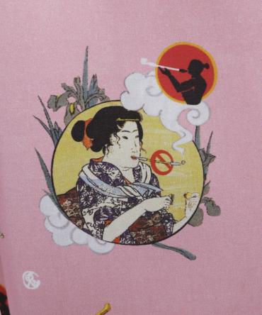 Ukiyo-e Aloha Shirt [ FRS014 ] *ピンク*