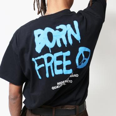 Born Free S/S tee *ブラック*
