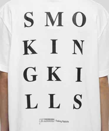 No Smoking Kills Icon T-shirt [ FRC637 ] *ホワイト*