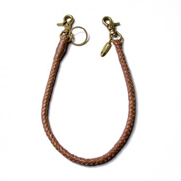 LEATHER WALLET CHAIN *ブラウン*