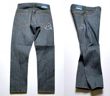 NW STAY BLUE WIDESTRAIGHT DENIMPANTS