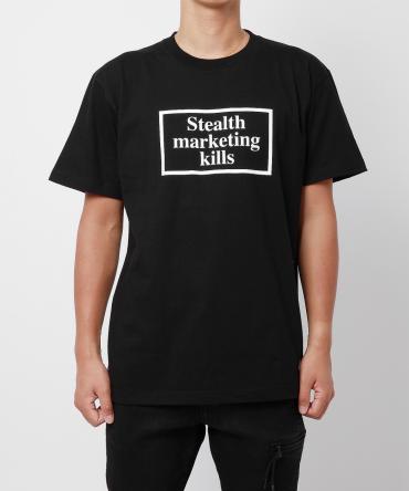 ”Stealth marketing kills” T-shirt [FRC141] *BK*