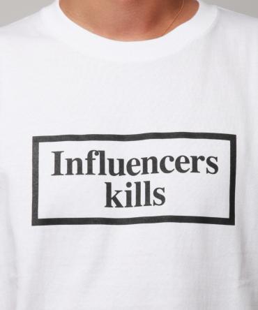 ”Influencers kills” T-shirt FRC142 *WH*