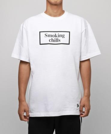 ”Smoking chills” T-SHIRTS [FRC145] *WH*