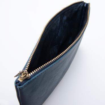 LEATHER POUCH *ネイビー