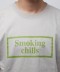 ”Smoking chills” T-SHIRTS [FRC145] *GR*