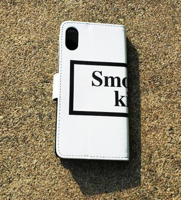 Smoking kills for iPhoneX [FRA191] *ホワイト*