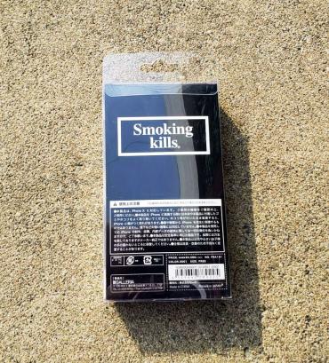 Smoking kills for iPhoneX [FRA191] *ホワイト*