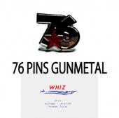 76 PINS GUNMETAL