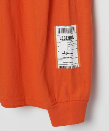 破廉恥 Longsleeve T-shirt [ LEC846 ] *オレンジ*