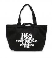 H&S LOGO TOTE BAG *ブラック*