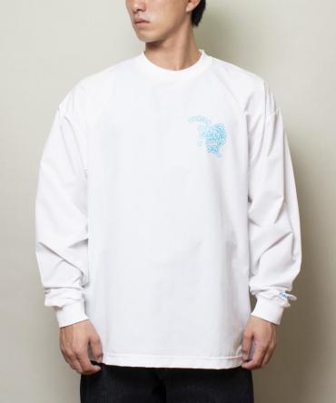 FISHING STRETCH L/S TEE / WHITE