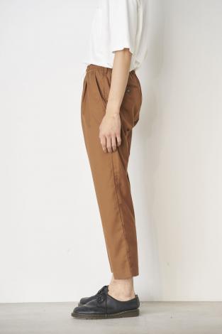 ANKLE EASY PANTS *ブラウン*