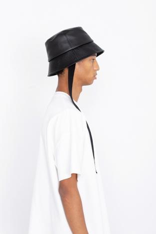 ×CA4LA / LEATHER BUCKET HAT *ブラック*