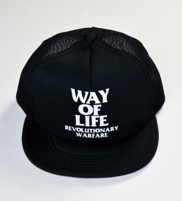 WAY OF LIFE MESH CAP *ブラック*
