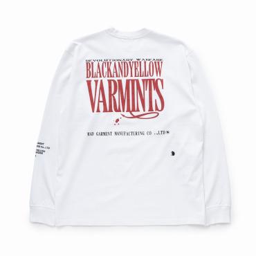 VARMINTS POCKET LS TEE *ホワイト*