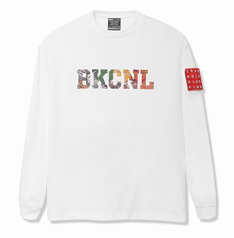 Back Channel × raidback fabric LONG SLEEVE / WHITE