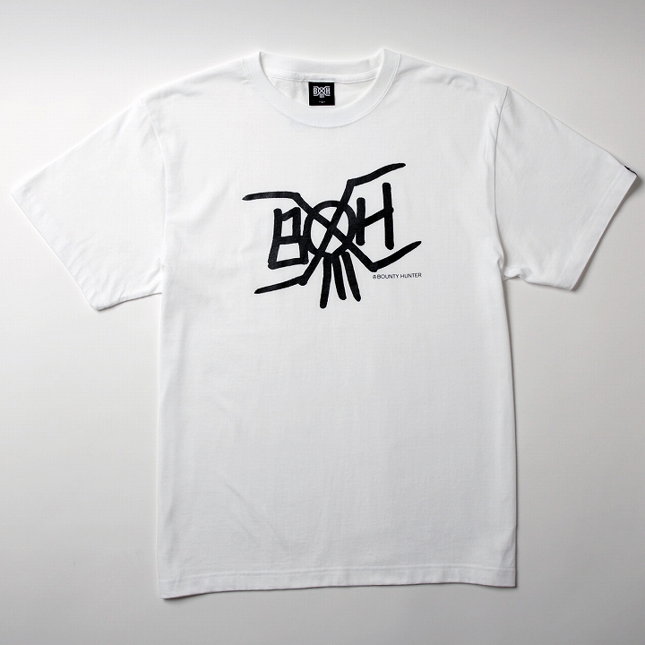 BxH HAND WRITE LOGO TEE * ホワイト *