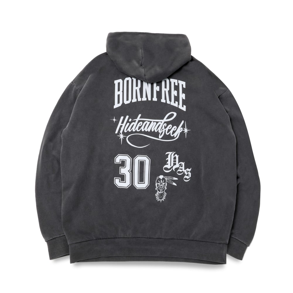 Team Hooded Sweat Shirt *ダークブラック*