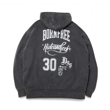 Team Hooded Sweat Shirt *ダークブラック*