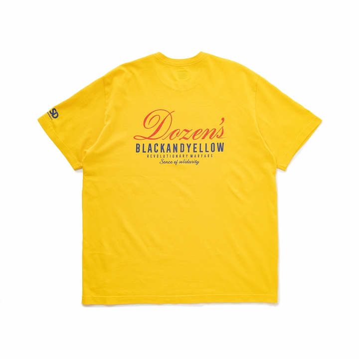 SCRIPT DOZENS TEE *イエロー*