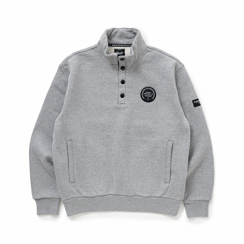 STAND COLLAR SWEAT *グレー*
