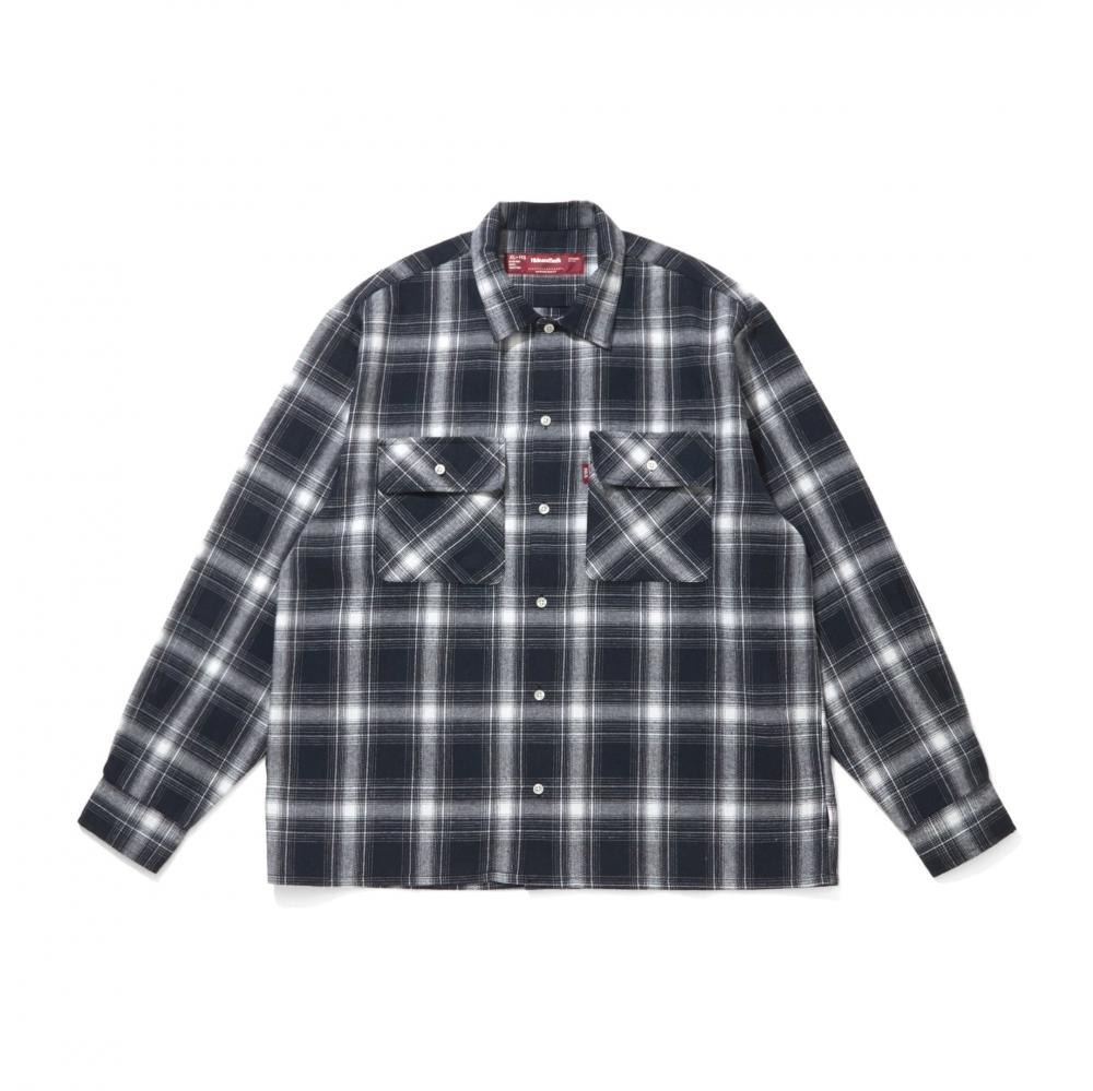 Ombre Check L/S Shirt(26ss) / BLUE