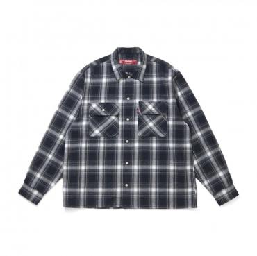 Ombre Check L/S Shirt(26ss) / BLUE