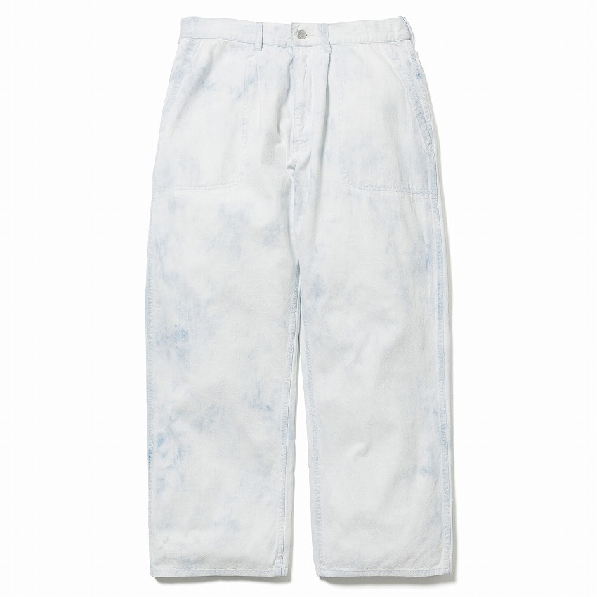 BLEACH BAGGIE PAINTER PANTS *ブルー*