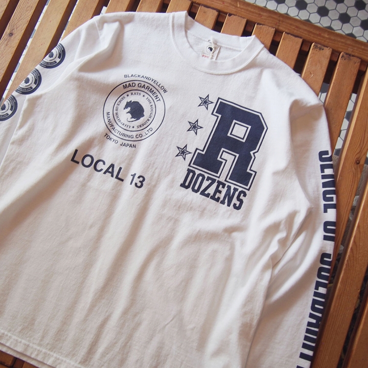 COLLEGE L/S *ホワイト*