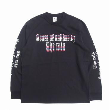 OLD ENGLISH TRICOLOR L/S *ブラック*
