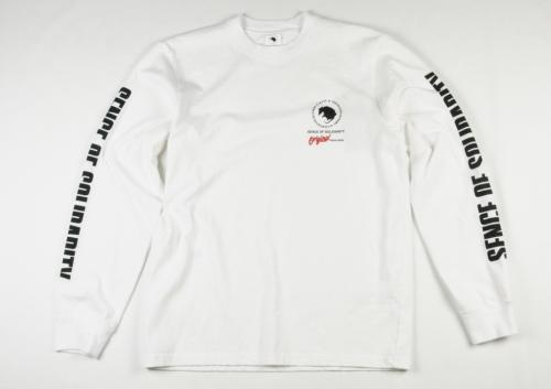 PRINT L/S CIRCLE R *ホワイト*