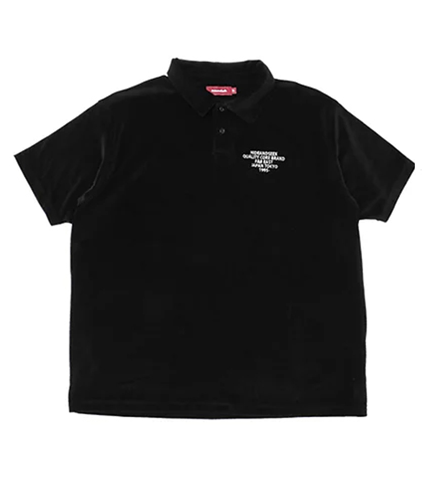 Velour Polo *ブラック*