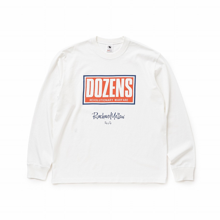 FRAME DOZENS L/S TEE / WHITE