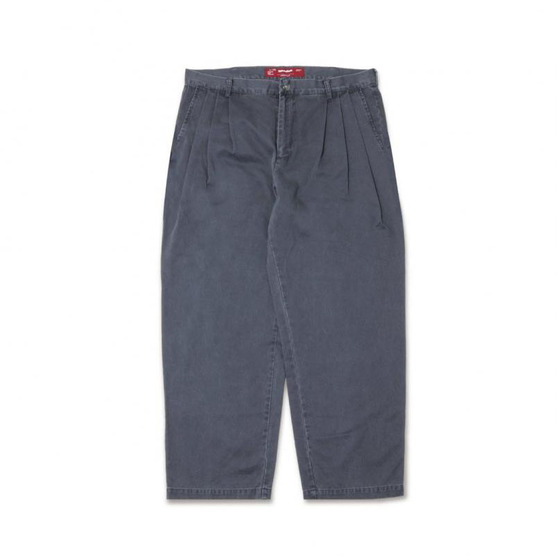 Pleated Trouser(Pigment Dye) *チャコールグレー*