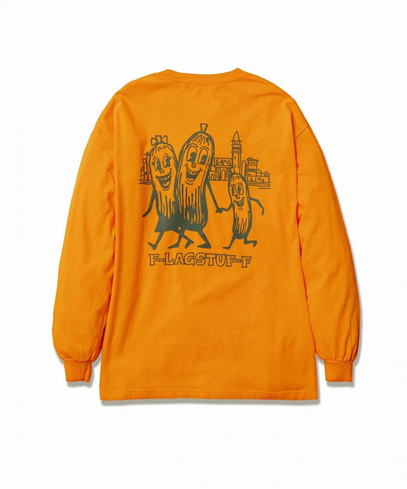 "Holiday" LS TEE *オレンジ*