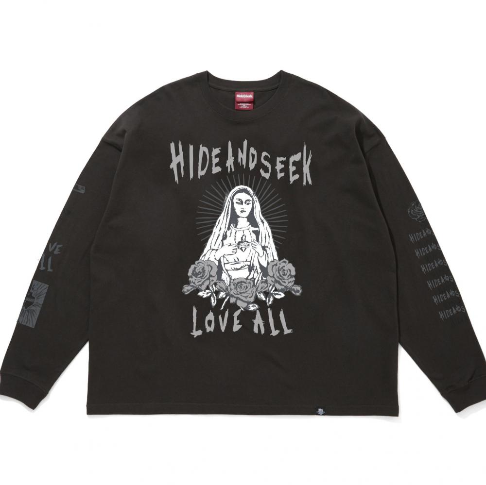LOVE ALL L/S Tee / D-GRAY